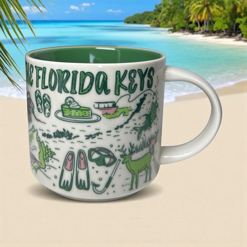 Starbucks Been There Series The Florida Keys 14oz Coffee Mug